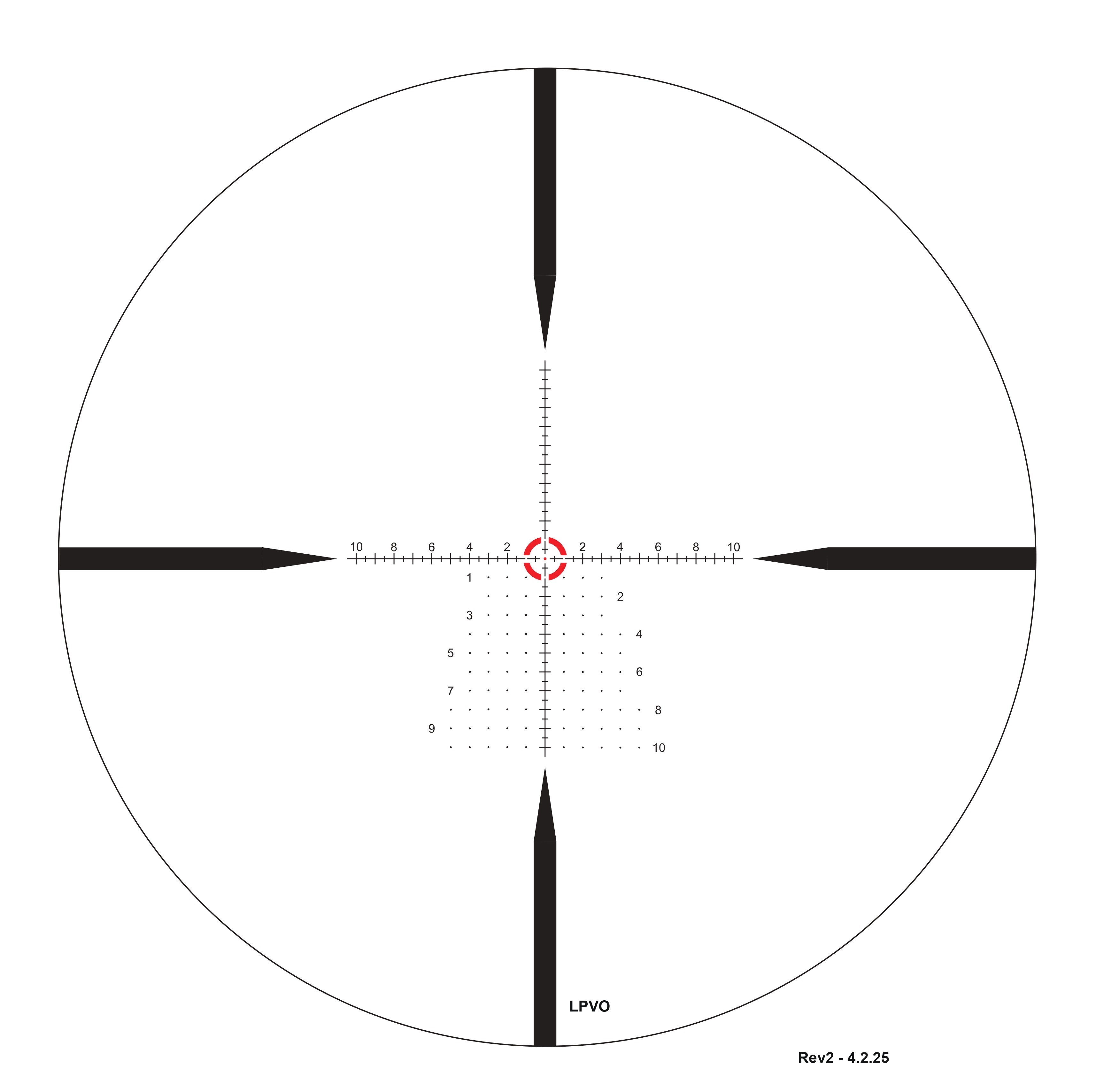 Zerotech Optics Vengeance 1-6x24mm SFP RAR MOA - Görsel 5